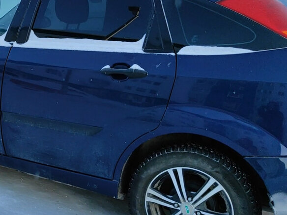 2005 Ford Focus I Рестайлинг, синий, 380000 рублей - вид 8