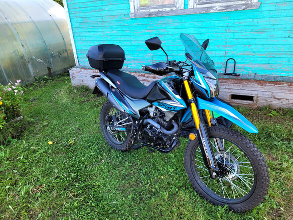 2025 Motoland Enduro 300, голубой, 150000 рублей - вид 2