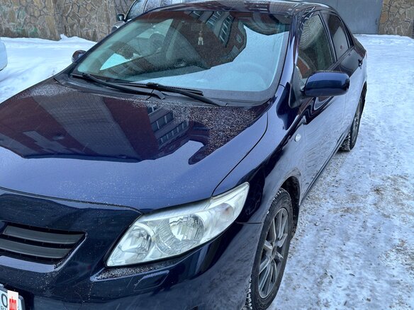 2008 Toyota Corolla X (E140, E150), синий, 750000 рублей