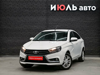 2017 Lada (ВАЗ) Vesta I, белый, 750000 рублей, вид 1
