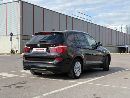 2015 BMW X3 28i xDrive II (F25) Рестайлинг, коричневый, 1900000 рублей, вид 3