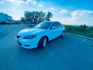 2007 Mazda 3 I (BK) Рестайлинг, белый, 540000 рублей, вид 4