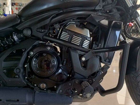 2020 Kawasaki EN650 Vulcan S, чёрный, 850000 рублей - вид 11