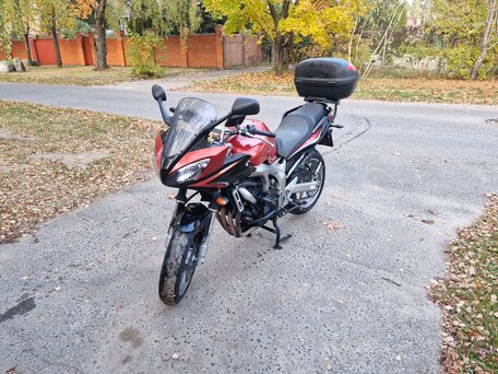 2009 Yamaha FZ6, оранжевый, 430000 рублей, вид 1