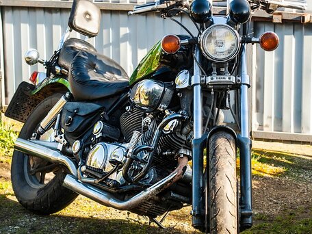 1990 Yamaha XV1100 Virago, чёрный, 320000 рублей, вид 1