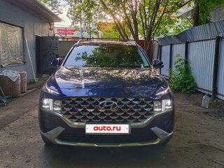 2021 Hyundai Santa Fe IV Рестайлинг, синий, 2800000 рублей, вид 1