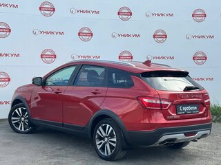 2019 Lada (ВАЗ) Vesta SW Cross I, красный, 808000 рублей, вид 3