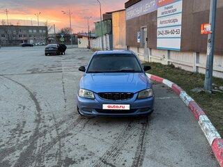 2004 Hyundai Accent ТагАЗ II, фиолетовый, 180000 рублей, вид 2