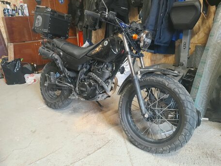 2004 Yamaha TW225, чёрный, 199000 рублей, вид 1