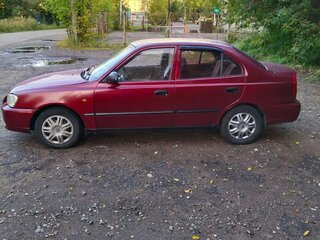 2004 Hyundai Accent ТагАЗ II, красный, 230000 рублей, вид 2