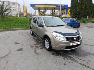 2012 Renault Sandero I, бежевый, 430000 рублей, вид 2