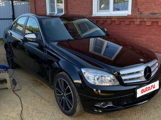 2008 Mercedes-Benz C-Класс 180 Kompressor III (W204), чёрный, 760000 рублей, вид 1