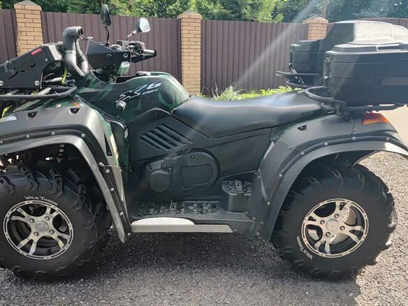 2013 CFMoto CF600-X6, зелёный, 650000 рублей - вид 2