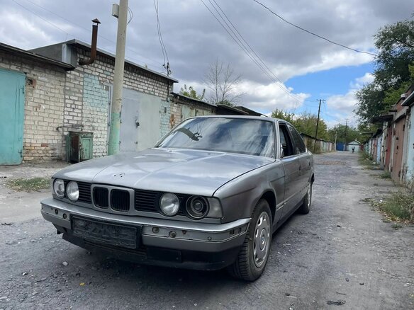 1991 BMW 5 серии 520i III (E34), синий - вид 1