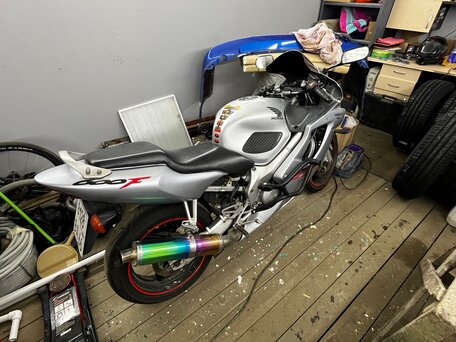 2001 Honda CBR 600F, серый, 400000 рублей, вид 1