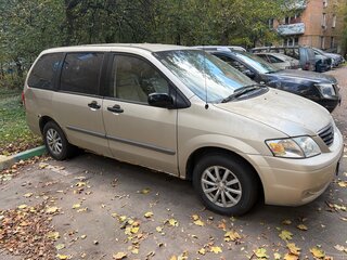 2001 Mazda MPV II (LW), золотистый, 290000 рублей, вид 2