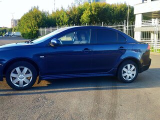 2008 Mitsubishi Lancer X, синий, 530000 рублей, вид 3