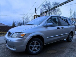 2001 Mazda MPV II (LW), серебристый, 300000 рублей, вид 2
