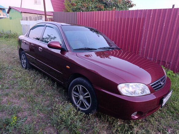 2006 Kia Spectra I Рестайлинг 2, красный, 315000 рублей - вид 5