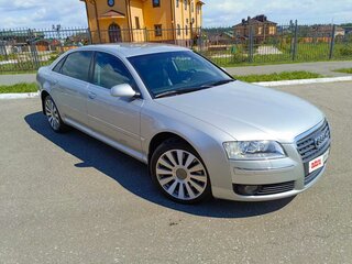 2005 Audi A8 Long II (D3) Рестайлинг, серебристый, 1499000 рублей, вид 1