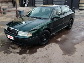 2003 Skoda Octavia I (A4) Рестайлинг, зелёный, 270000 рублей, вид 1