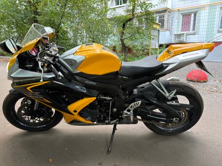 2008 Suzuki GSX-R 600, жёлтый, 580000 рублей, вид 3