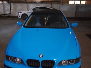 2001 BMW 5 серии 525d IV (E39) Рестайлинг, синий, 850000 рублей, вид 3