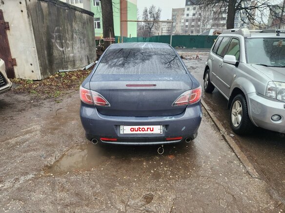 2008 Mazda 6 II (GH), серый, 750000 рублей - вид 4