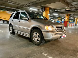 2005 Mercedes-Benz M-Класс 350 I (W163) Рестайлинг, серебристый, 1150000 рублей, вид 3
