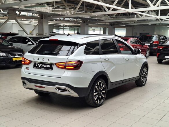 2024 Lada (ВАЗ) Vesta SW Cross I Рестайлинг (NG), белый - вид 6
