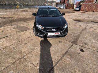 2017 Lada (ВАЗ) Vesta I, чёрный, 700000 рублей, вид 4