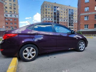 2012 Hyundai Solaris I, фиолетовый, 795000 рублей, вид 2