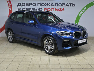 2018 BMW X3 20d xDrive III (G01), синий, 4590000 рублей, вид 3