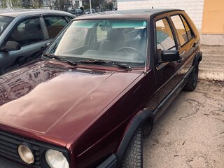 1990 Volkswagen Golf II, красный, 360000 рублей, вид 1