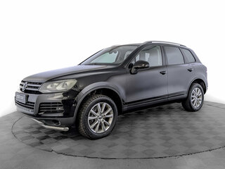 2012 Volkswagen Touareg II, чёрный, 2115000 рублей, вид 1
