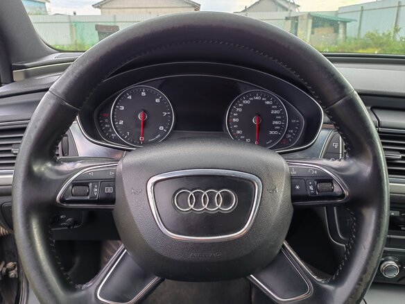 2011 Audi A6 IV (C7), чёрный, 1150000 рублей - вид 4