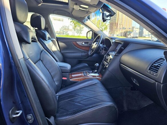 2014 Infiniti QX70, синий - вид 11