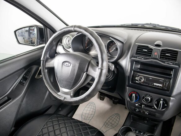 2022 Lada (ВАЗ) Granta I Рестайлинг, чёрный, 899000 рублей - вид 10