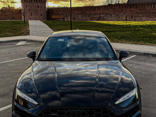 2021 Audi A5 Sportback 45 TFSI II (F5) Рестайлинг, чёрный, 3800000 рублей, вид 2