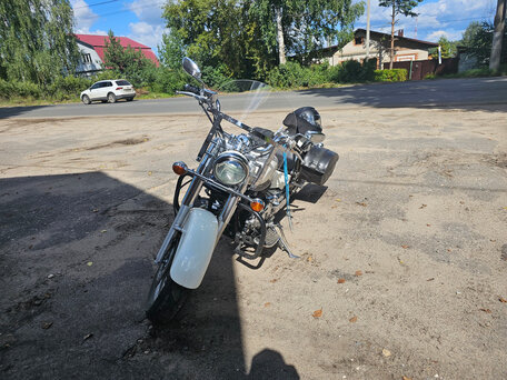 2006 Yamaha XVS650 Drag Star, белый, 490000 рублей, вид 3