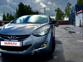 2013 Hyundai Elantra V (MD) Рестайлинг, серебристый, 575000 рублей, вид 2