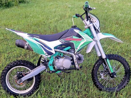 2023 BSE MX 125, зелёный, 70000 рублей, вид 1