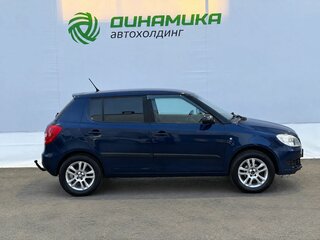 2012 Skoda Fabia II Рестайлинг, синий, 370000 рублей, вид 4