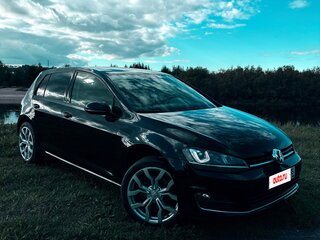 2014 Volkswagen Golf VII, чёрный, 1250000 рублей, вид 1
