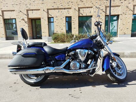 2007 Yamaha XVS1300, синий, 1000000 рублей, вид 3