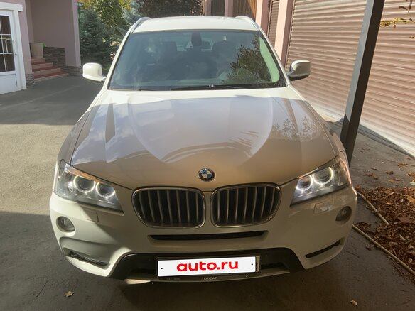 2012 BMW X3 30d xDrive II (F25), белый, 1750000 рублей