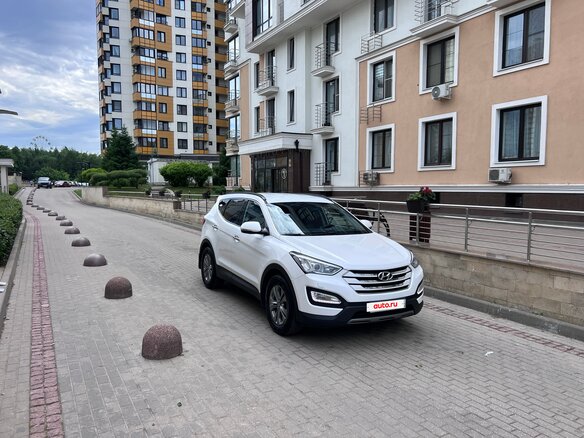 2015 Hyundai Santa Fe III, белый, 2000000 рублей - вид 7