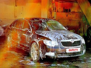 2013 Skoda Superb II, коричневый, 1337000 рублей, вид 3