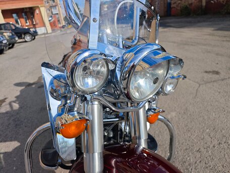 2014 Harley-Davidson Heritage, пурпурный, 1200000 рублей, вид 5