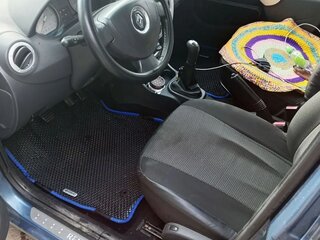 2011 Renault Logan I Рестайлинг, синий, 550000 рублей, вид 5